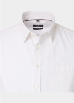 Casual hemd korte mouw kent casual fit 1/2arm 126130311/000 Wit - L