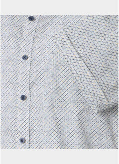 Casual hemd korte mouw kent casual fit short 1/2arm 126130461/700 Grijs - XL