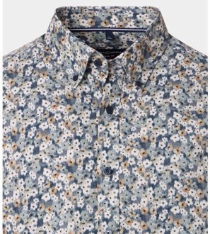 Casual hemd lange mouw b.d. casual fit 454484500/700 - maat XL Grijs