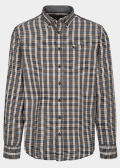 Casual hemd lange mouw hemd, 1/1 arm 214008307/701 Bruin