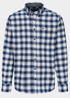 Casual hemd lange mouw hemd, 1/1 arm 214008308/644 Blauw