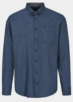 Casual hemd lange mouw hemd, 1/1 arm 214008309/644 Blauw