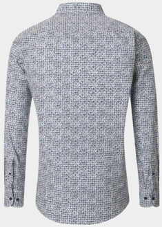 Casual hemd lange mouw kent casual fit 454482400/300 Groen