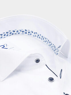 Casual hemd lange mouw nos.twill.001/004 Wit - 38 (S)