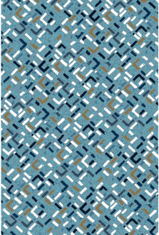 Casual hemd lange mouw regular fit 100% cotton 527670/617 Blauw