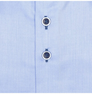 Casual hemd lange mouw widespread nos.twill.002/000018 Blauw - 44 (XL)