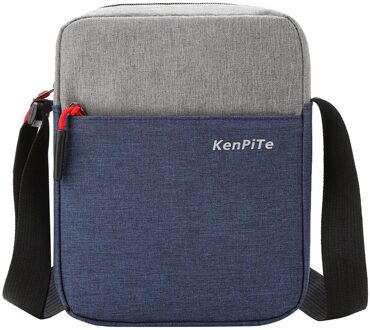 Casual Heren Messenger Schoudertas Voor Satchel Nylon Reizen Bedrijfsaktentas Borst Pakken Handtas Sacoche Homme Vrouwen Tas Blauw