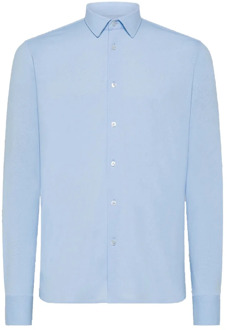 Casual Jacquard Oxford Overhemd voor Heren RRD , Blue , Heren - 2Xl,Xl,L,M,S