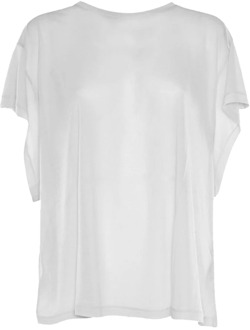 Casual Katoenen T-Shirt Dondup , White , Dames - M,S,Xs