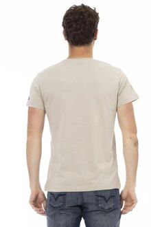 Casual Korte Mouwen T-shirt - maat M Bruin