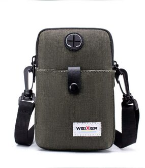Casual Man Schoudertas Multifunctionele Canvas Mobiele Telefoon Taille Messenger Tassen Draagbare Reizen Sport Handtas Mannelijke Bolsa E474855