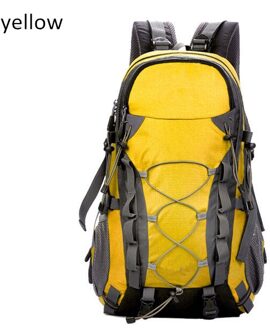 Casual Mannen en Vrouwen Rugzakken 40L Mo6untaineer Rugzak Oxford Schooltassen bolso mochila mujer ZOQW SW0326 geel