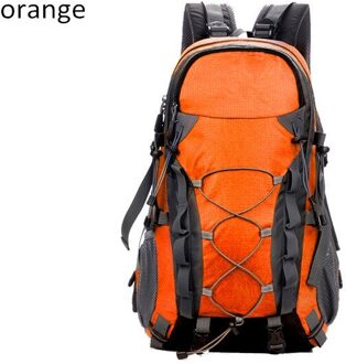 Casual Mannen en Vrouwen Rugzakken 40L Mo6untaineer Rugzak Oxford Schooltassen bolso mochila mujer ZOQW SW0326 oranje