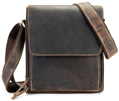 Casual Men Crossbody Bags Genuine Leather Men Shoulder Bags Messenger Bags Crazy Horse Leather Men Bags Wholesale Free Shipping