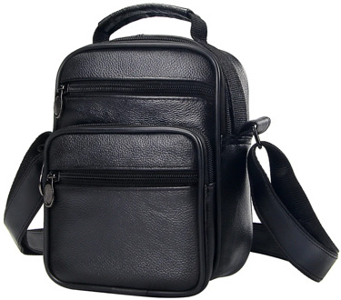 Casual Men's Business Genuine Leather Crossbody Bag Sheepskin Small Men Single Shoulder Messenger Bag High Quality Bolsa Handbag