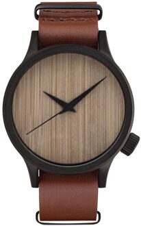 Casual Mode Houten Horloge Mannen En Vrouwen Horloge Bamboe Horloge Curren Horloge Mannen Часы Мужские Erkek Kol Saati reloj Hombre Bruin