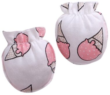 Casual Mode Pasgeboren Baby Leuke Cartoon Anti-grijpen Handschoenen meisje Volledige Vinger Wanten Accessoires