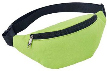 Casual Outdoor Taille Tas Vrouwen Belt Bag Outdoor Sport Borst Tassen Streetwear Handtas Eenvoudige Borst Tassen Voor Vrouwen # LR3 groen