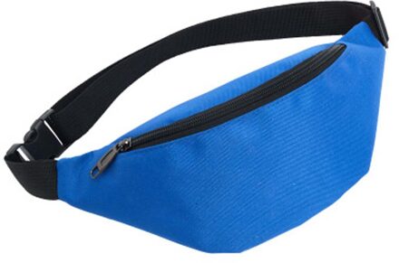Casual Outdoor Taille Tas Vrouwen Belt Bag Outdoor Sport Borst Tassen Streetwear Handtas Eenvoudige Borst Tassen Voor Vrouwen # LR3 lucht blauw