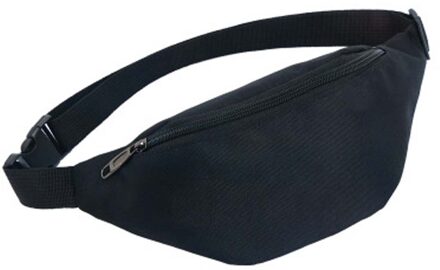 Casual Outdoor Taille Tas Vrouwen Belt Bag Outdoor Sport Borst Tassen Streetwear Handtas Eenvoudige Borst Tassen Voor Vrouwen # LR3 zwart