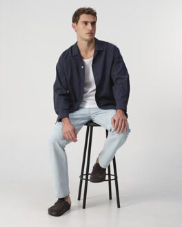 Casual overhemd donker Blauw - XXXL