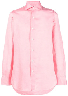 Casual overhemd Finamore , Pink , Heren - 2Xl,L,M