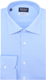 Casual overhemd met lange mouwen Blauw - 45 (XXL)