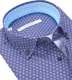 Casual overhemd met lange mouwen Blauw