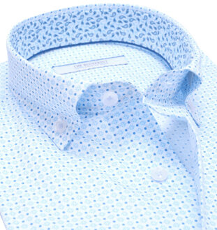 Casual overhemd met lange mouwen - maat XL Blauw