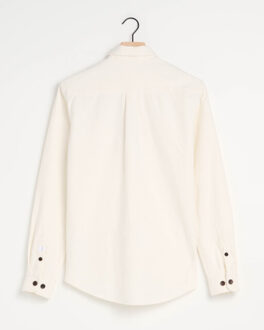 casual overhemd met lange mouwen rix - maat XXXL Beige