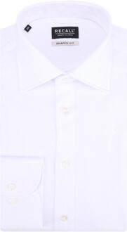 Casual overhemd met lange mouwen Wit - 40 (M)
