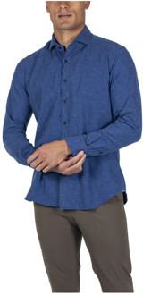 Casual overhemd Xacus , Blue , Heren - XL