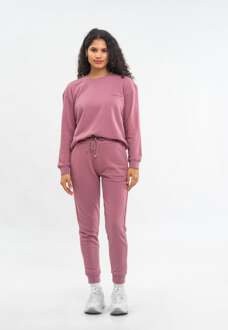 casual oversized Dames Trainingspak Roze - S
