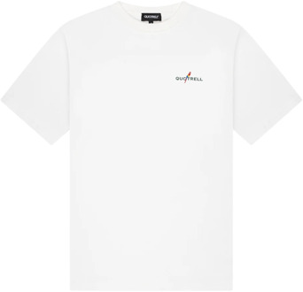 Casual Resort T-Shirt Mannen Quotrell , White , Heren - 2Xl,M,S