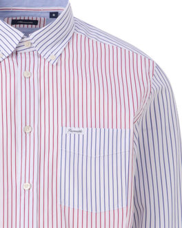 Casual shirt ls Rood - XXL