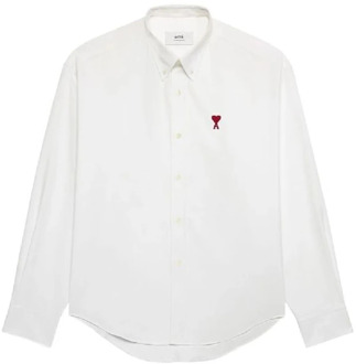 Casual Shirts Ami Paris , White , Heren - Xl,M,S