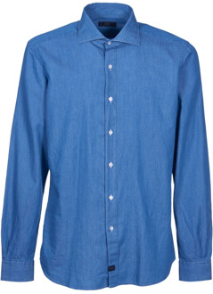 Casual Shirts Fay , Blue , Heren - Xl,L,M