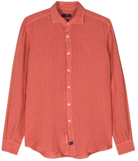 Casual Shirts Fay , Red , Heren - 2Xl,4Xl