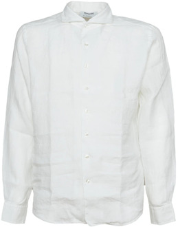 Casual Shirts Gran Sasso , White , Heren - 2Xl,M,5Xl,3Xl,4Xl