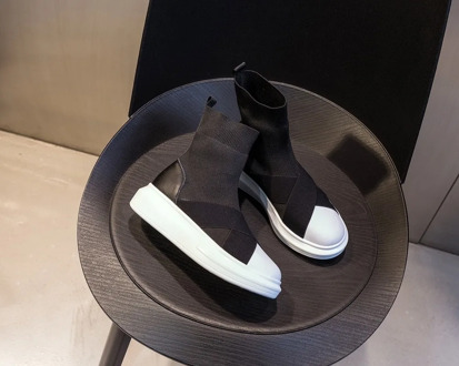 Casual Shoes Female Ladies Slip on Flats Vulcanized Shoes Stretch Fabric Sneakers Women Shoes Woman Flat Platform Shoes Feminine