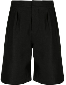 Casual shorts voor heren Saint Laurent , Black , Heren - Xl,L