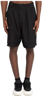 Casual Shorts Y-3 , Black , Heren - M,S,Xs