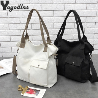 Casual Shoulder Bag Women Female Lrregular Crossbody Bag Korean Over Students Canvas Handbag Ladies Messenger Bag Large Capacity