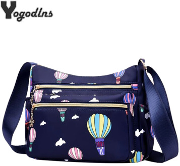 Casual Shoulder Bags for Women Oxford Cloth Mother Messenger Bag Ladies Sling Bags Handbags Outdoor Crossbody Multi-pocket Purse