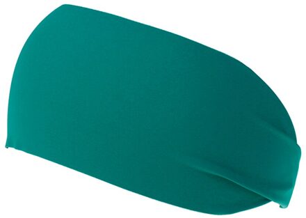 Casual Sport Haarband Elastische Brede Blend Yoga Haarbanden Oefening Vrouwen Mannen Hoofdband Zweetband Pure Kleur Groen