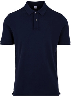 Casual Stijl Polo Shirt Aspesi , Blue , Heren - 2Xl,Xl,S,3Xl