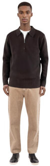 Casual sweater heren Bruin - L