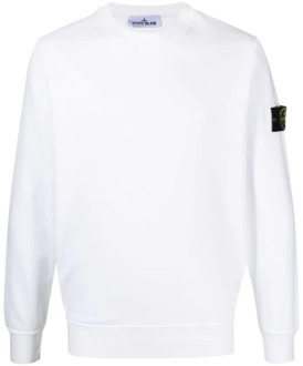 Casual Sweatshirt met Ronde Hals Stone Island , Black , Heren - 2Xl,Xl