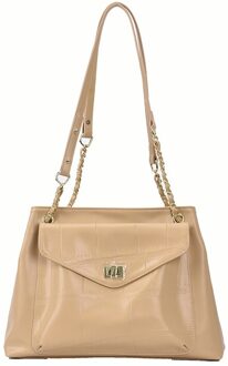 Casual Vrouwen Pu Lederen Handtassen Schoudertassen Dames Purse Crossbody Tassen Mode Grote Capaciteit Vrouwelijke Messenger Bags Abrikoos