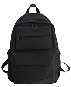 Casual Vrouwen Rugzak Effen Kleur Canvas Schooltas Voor Tieners Laptop Grote Capaciteit Reistassen Groen Rood Geel Boek Tas